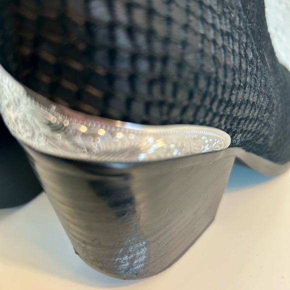 Jeffery Campbell suede snake boots sz 7 - Picture 5 of 9